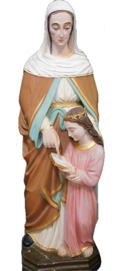 五島列島・久賀島潜伏キリシタン蔵_聖アンナ像