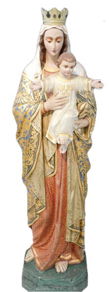 五島列島・久賀島潜伏キリシタン蔵_聖母子像